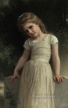 The Mischievous One Realism William Adolphe Bouguereau Oil Paintings